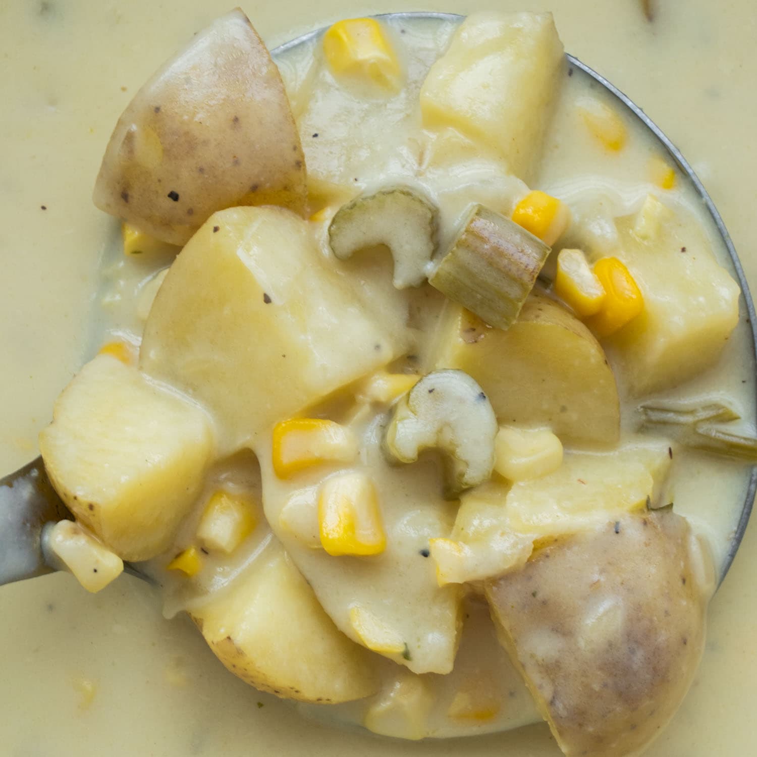 Hearty Yukon Gold Potato Soup: A Full Meal Without the Bacon